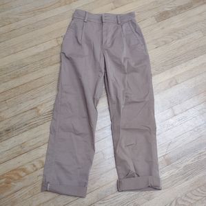 Everlane 00 high waisted pleated trousers